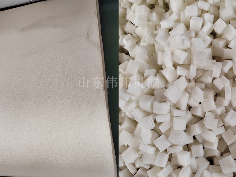 慢回弹海绵切块机