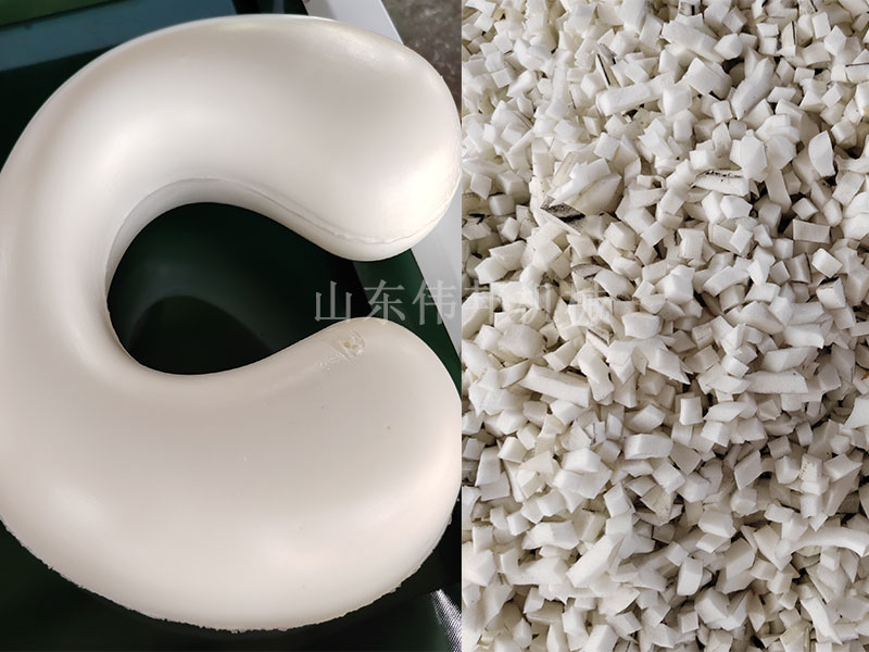 废旧u型枕切粒机