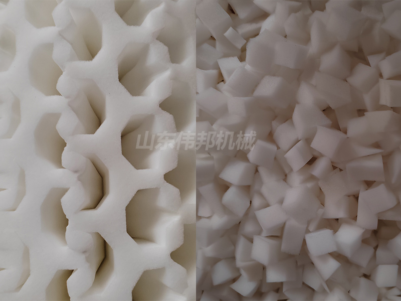 不规则海绵切块机