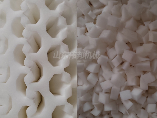 不规整海绵切块机